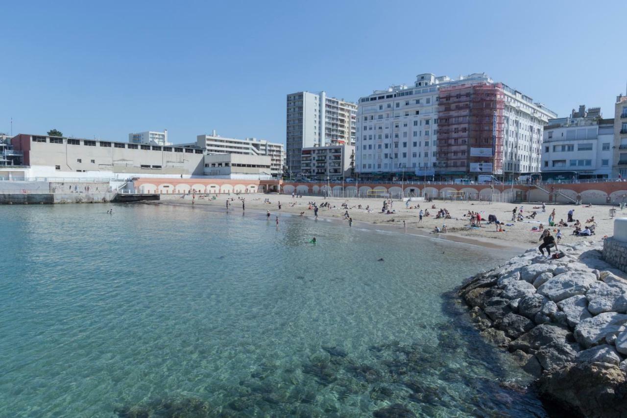 Stud Terras Ville Corniche 2 Pers Stat Gratuit Rue Modif Suivt Possib Et Accord Exclusif Marseille Bagian luar foto