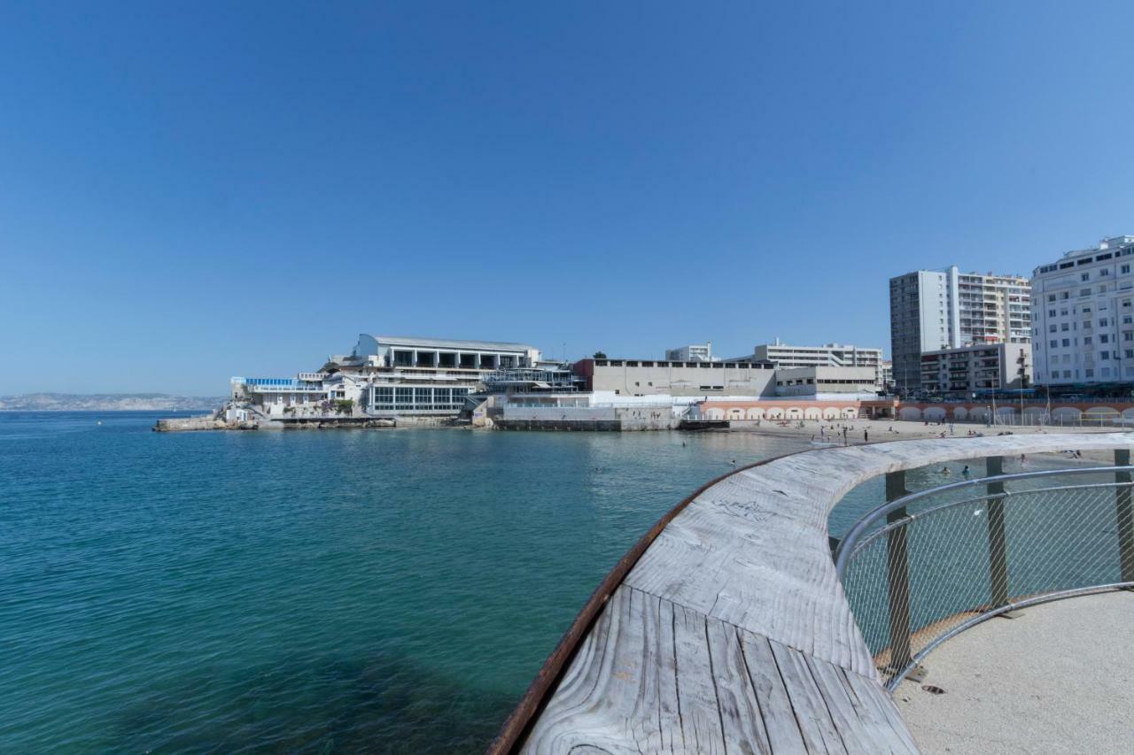Stud Terras Ville Corniche 2 Pers Stat Gratuit Rue Modif Suivt Possib Et Accord Exclusif Marseille Bagian luar foto
