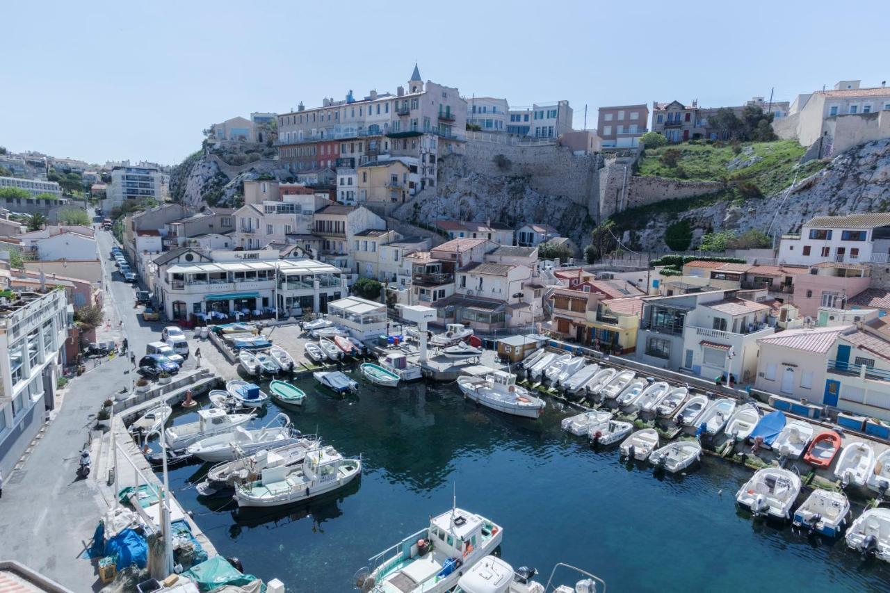 Stud Terras Ville Corniche 2 Pers Stat Gratuit Rue Modif Suivt Possib Et Accord Exclusif Marseille Bagian luar foto